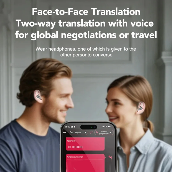 Auriculares Bluetooth traductor AI 135 idiomas | Prologyc.es