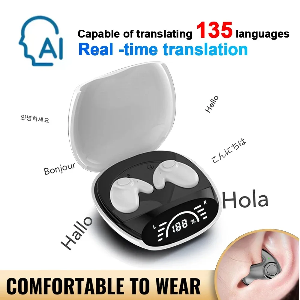 Auriculares Bluetooth traductor AI 135 idiomas | Prologyc.es