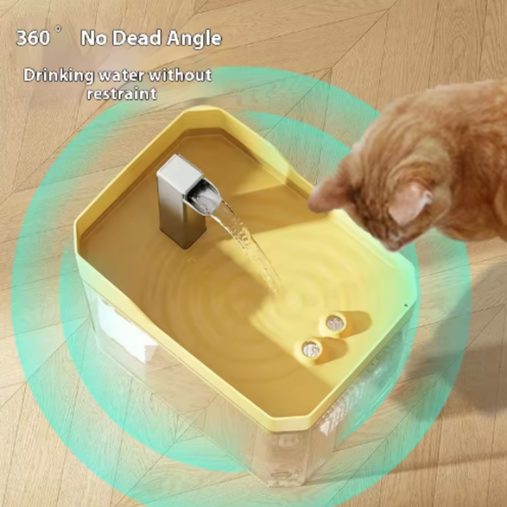 Fuente agua gatos USB con filtro automático | Prologyc.es