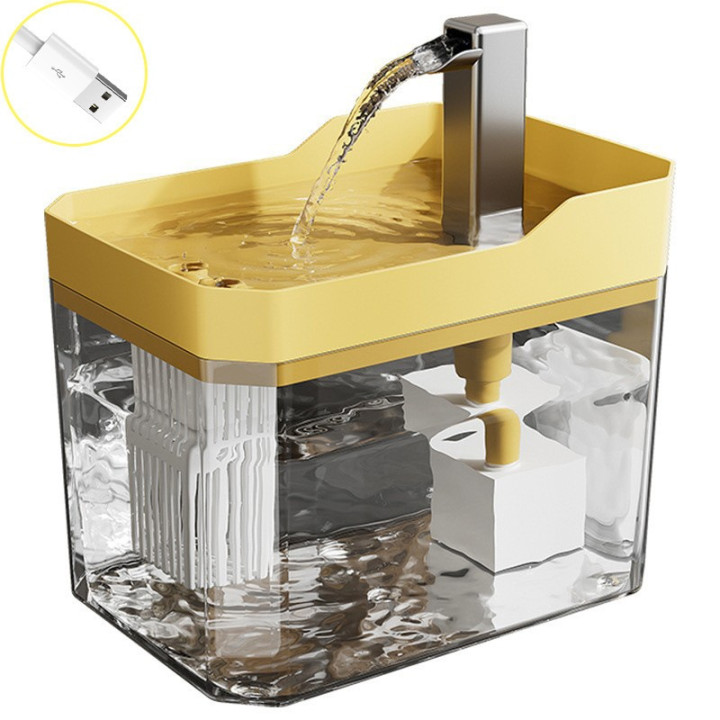 Fuente agua gatos USB con filtro automático | Prologyc.es
