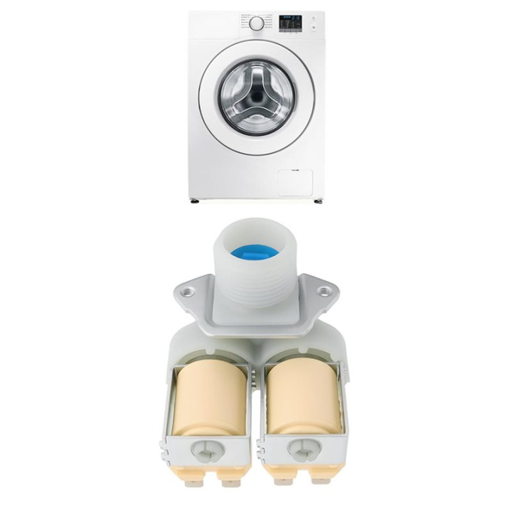 Válvula Entrada Agua Lavadora Samsung DC62-00024M Electroválvula | prologyc.es