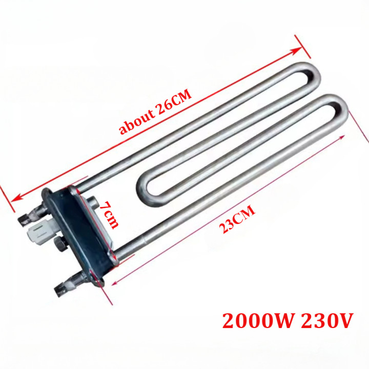 Tubo Calefactor Lavadora Siemens iQ100 iQ300 1800W 230V | prologyc.es