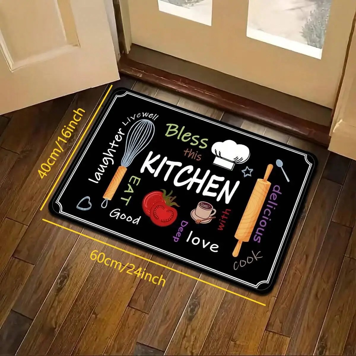 Alfombrilla Estampada de Cocina VIKAMA Resistente | prologyc.es