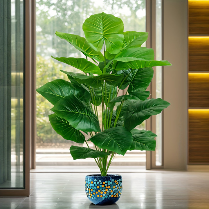 Palma Artificial Realista 100CM con 18 Hojas | prologyc.es