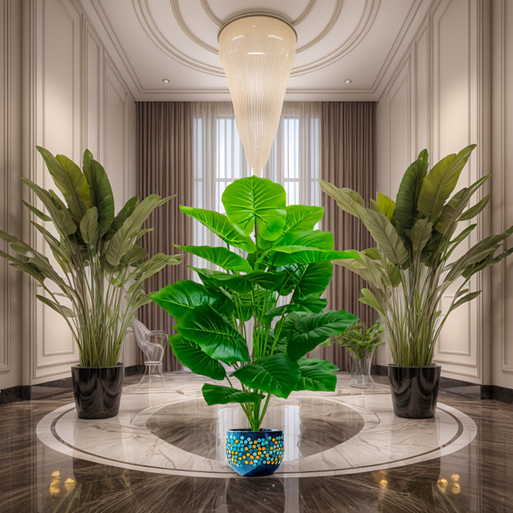 Palma Artificial Realista 100CM con 18 Hojas | prologyc.es