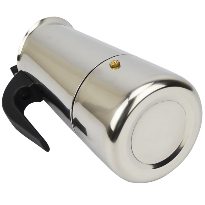 ATWFS 2/4/6/9 tazas cafetera de acero inoxidable Moka Pot máquina de café expreso tazas Latte percolador estufa superior Espress