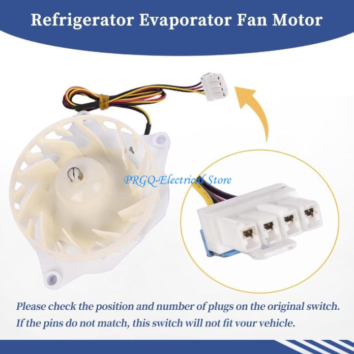 Motor ventilador enfriamiento del evaporador N0PF para EAU64824806 Unidades refrigerador Condensador refrigerador