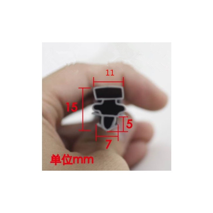 Tira de Sellado PVC 2 Metros para Refrigerador y Ventanas | prologyc.es