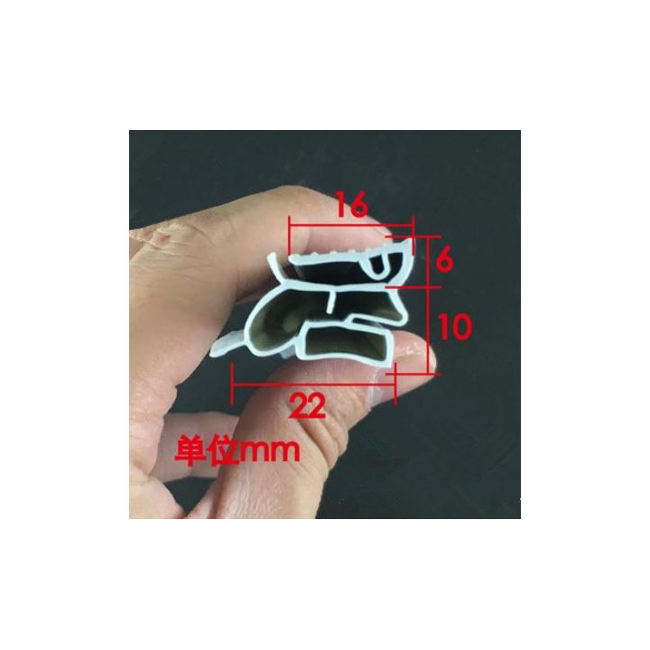 Tira de Sellado PVC 2 Metros para Refrigerador y Ventanas | prologyc.es