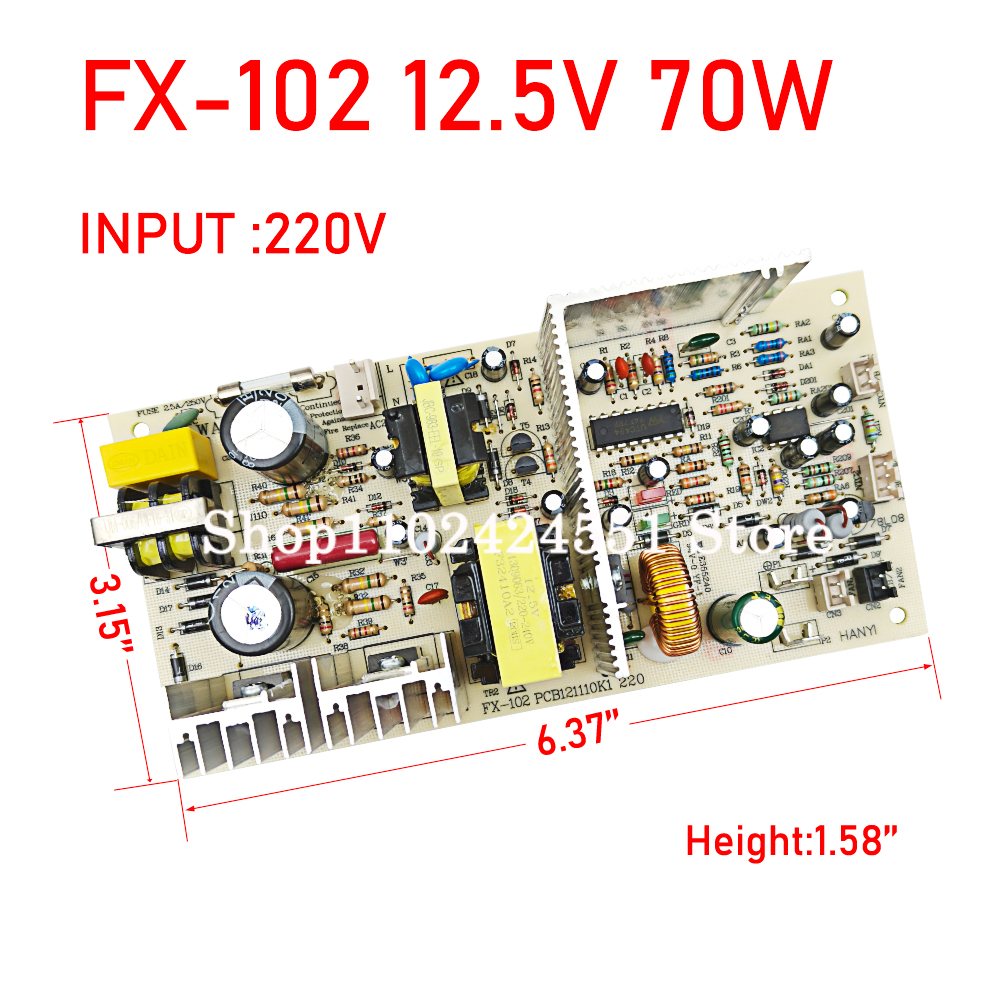 Placa Alimentación FX-102 12,5V 70W para Vinoteca | prologyc.es