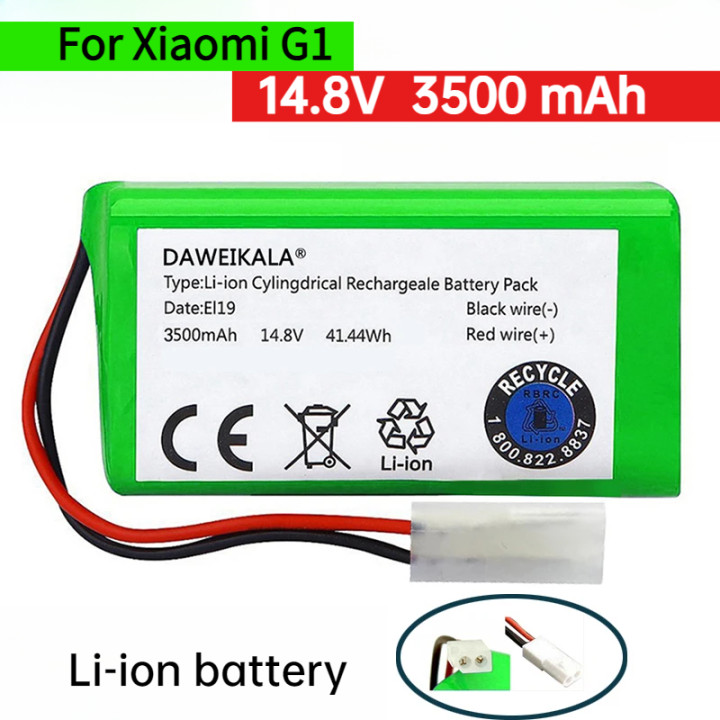 Batería 14,8V 6800mAh Xiaomi G1 MJSTG1 Robot Aspirador | repuestos.prologyc.es