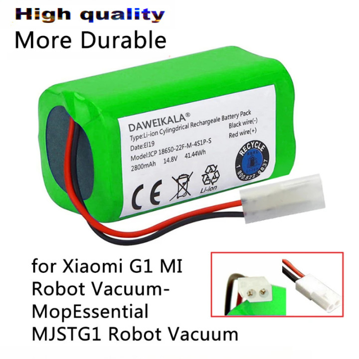 Batería 14,8V 6800mAh Xiaomi G1 MJSTG1 Robot Aspirador | repuestos.prologyc.es