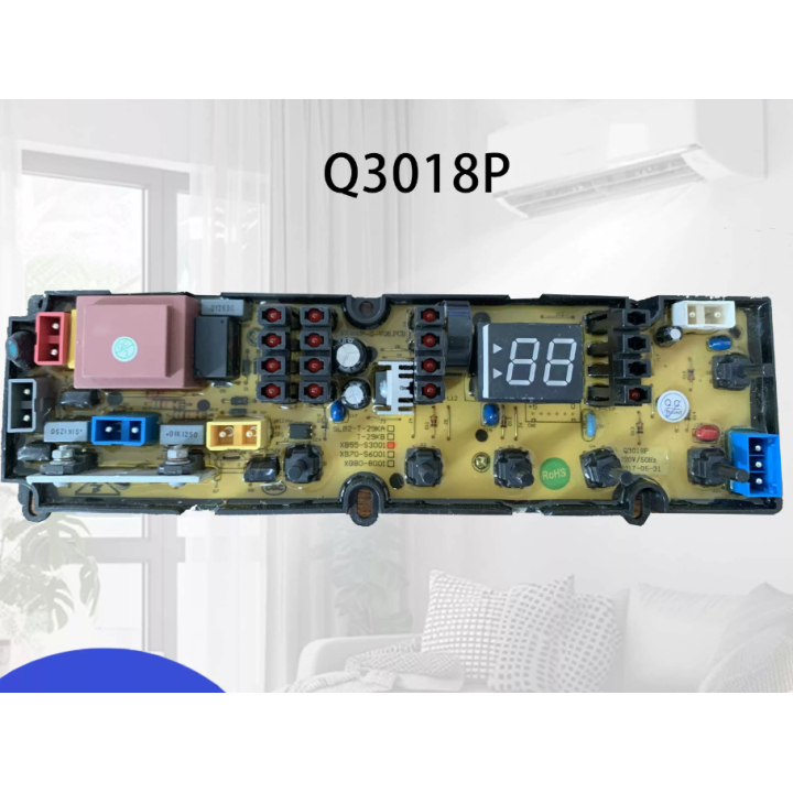 Placa Base Electrónica para Lavadora Q3018P Q6018C Q9001PS Q0854R Q7508C | prologyc.es | repuestos.prologyc.es