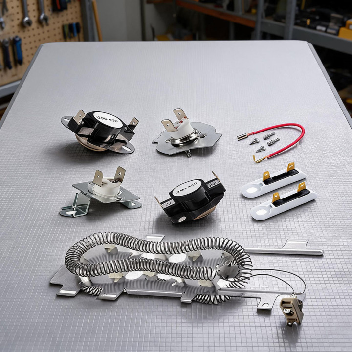 Kit Elemento Calefactor 8544771 con Fusible Térmico 279816 para Secadora Kenmore | prologyc.es | repuestos.prologyc.es