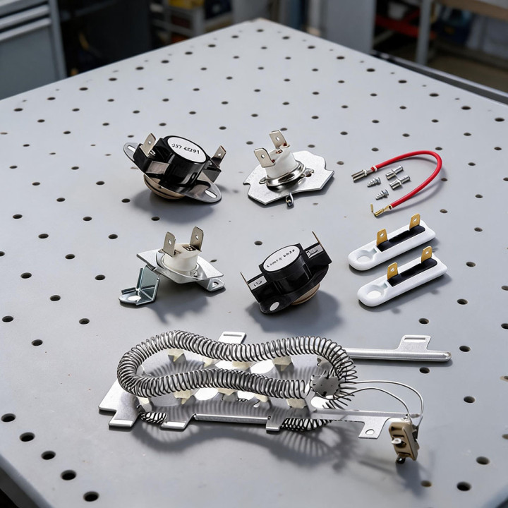 Kit Elemento Calefactor 8544771 con Fusible Térmico 279816 para Secadora Kenmore | prologyc.es | repuestos.prologyc.es