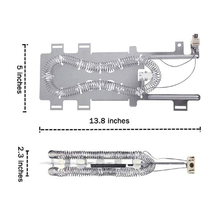 Kit Elemento Calefactor 8544771 con Fusible Térmico 279816 para Secadora Kenmore | prologyc.es | repuestos.prologyc.es