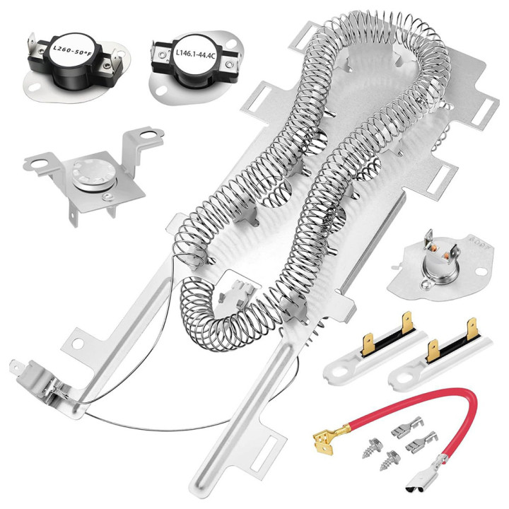 Kit Elemento Calefactor 8544771 con Fusible Térmico 279816 para Secadora Kenmore | prologyc.es | repuestos.prologyc.es