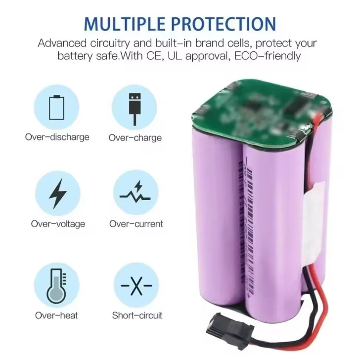 Batería Robot Aspirador 14.8V 6800mAh Cecotec Conga Ecovacs | prologyc.es