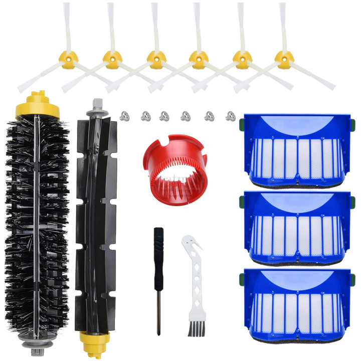 Kit de Repuestos para iRobot Roomba Series 600 (675, 650, 690) con Filtros HEPA y Cepillos | prologyc.es | repuestos.prologyc.es