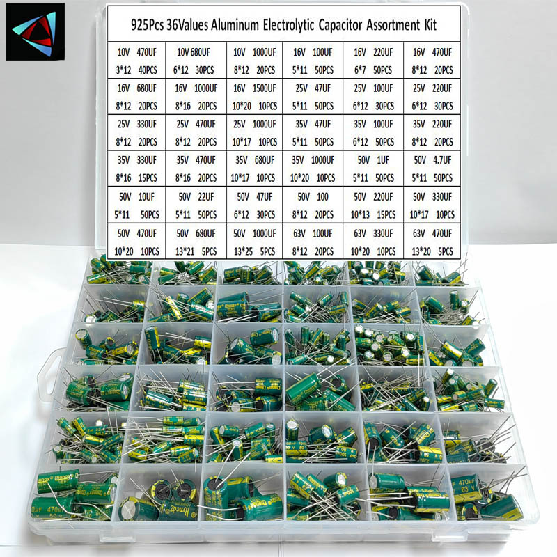 Kit de 925 Condensadores Electrolíticos de Baja ESR | prologyc.es | repuestos.prologyc.es