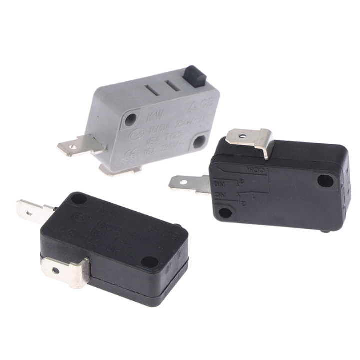 Interruptor puerta microondas KW16 250VAC NO NC repuesto | prologyc.es