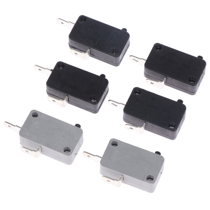 Interruptor puerta microondas KW16 250VAC NO NC repuesto | prologyc.es