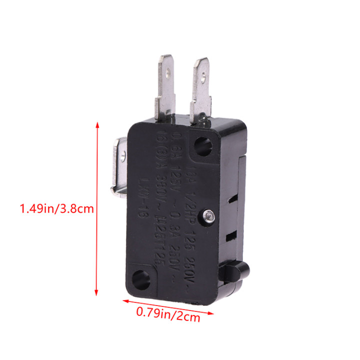 Microinterruptor puerta microondas KW1-103 16A 250V 3 pines NC | prologyc.es