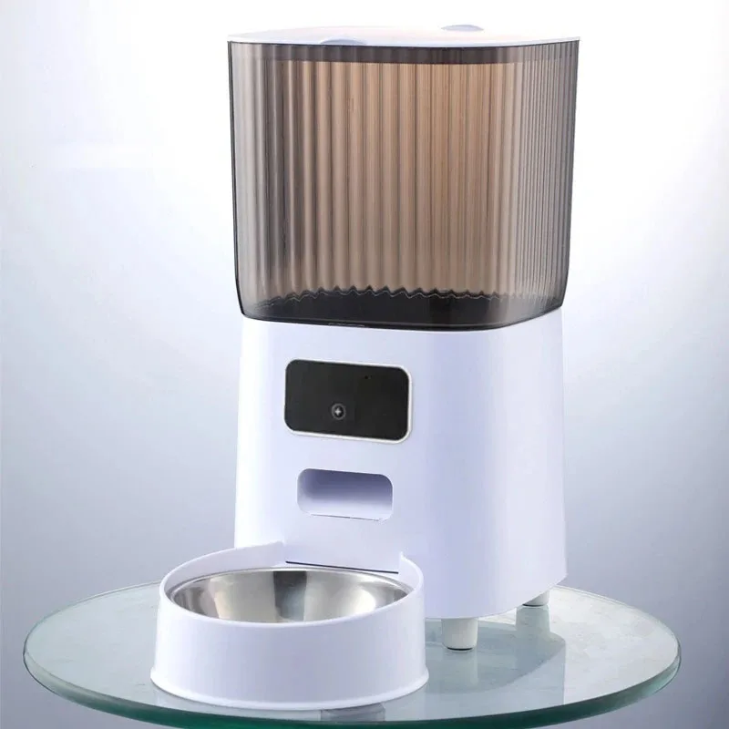 Comedero automático gatos 5L con cámara WiFi doble cuenco | prologyc.es