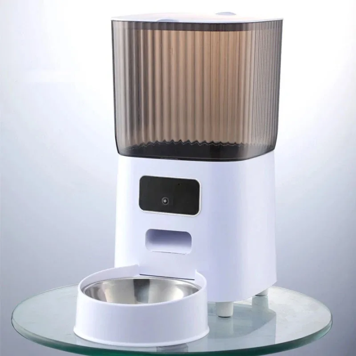 Comedero automático gatos 5L con cámara WiFi doble cuenco | prologyc.es