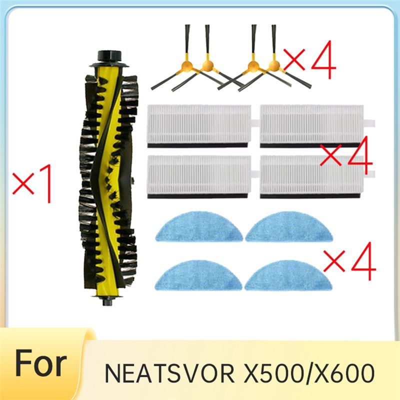 Kit accesorios NEATSVOR X500 X600 recambios aspirador robot | prologyc.es