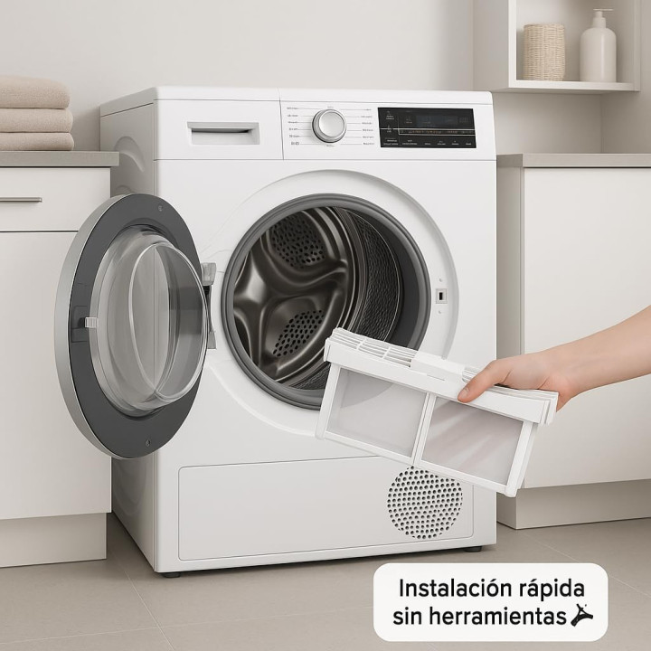 Filtro pelusas secadora Bosch Balay Siemens 00652184 | prologyc.es