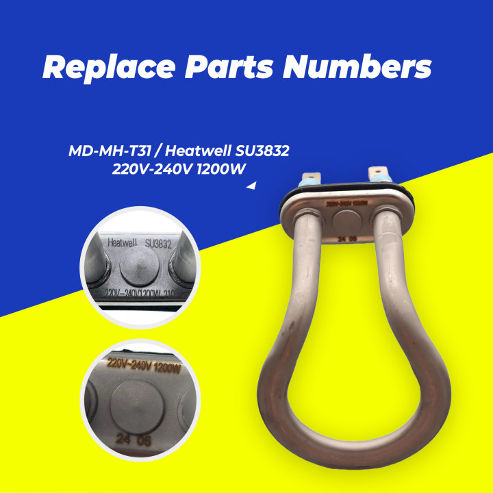 Resistencia lavavajillas MD-MH-T31 1200W Midea Candy | prologyc.es