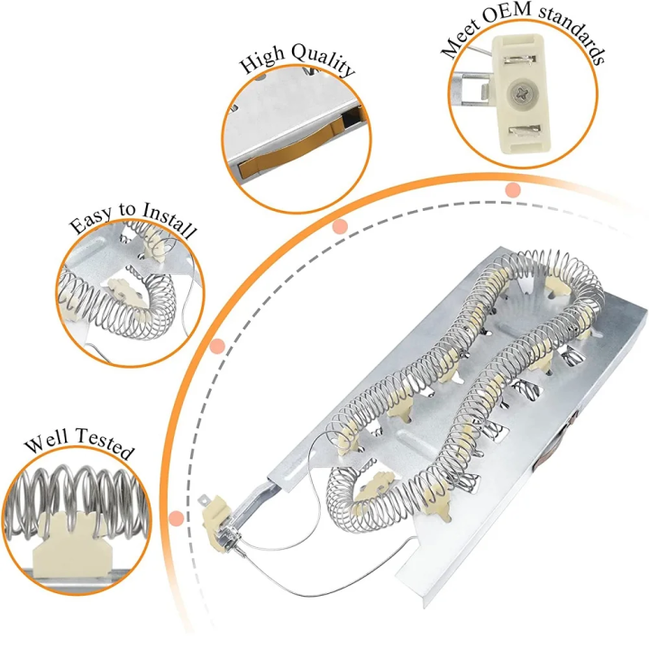 Resistencia secadora 3387747 WP3387747 240V Whirlpool | prologyc.es