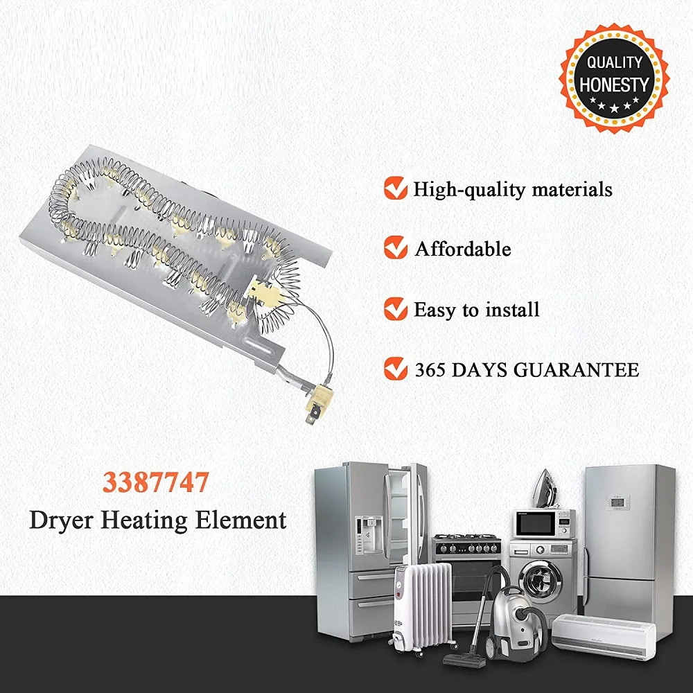 Resistencia secadora 3387747 WP3387747 240V Whirlpool | prologyc.es
