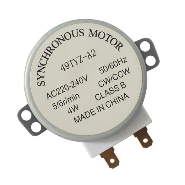 Motor giratorio microondas 220V 4W CW CCW | prologyc.es