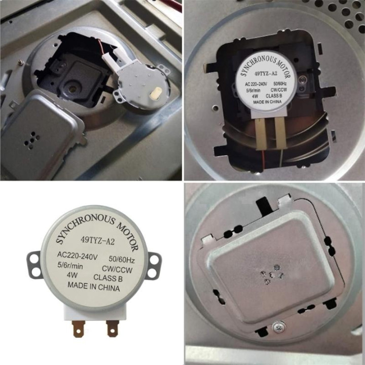 Motor giratorio microondas 220V 4W CW CCW | prologyc.es