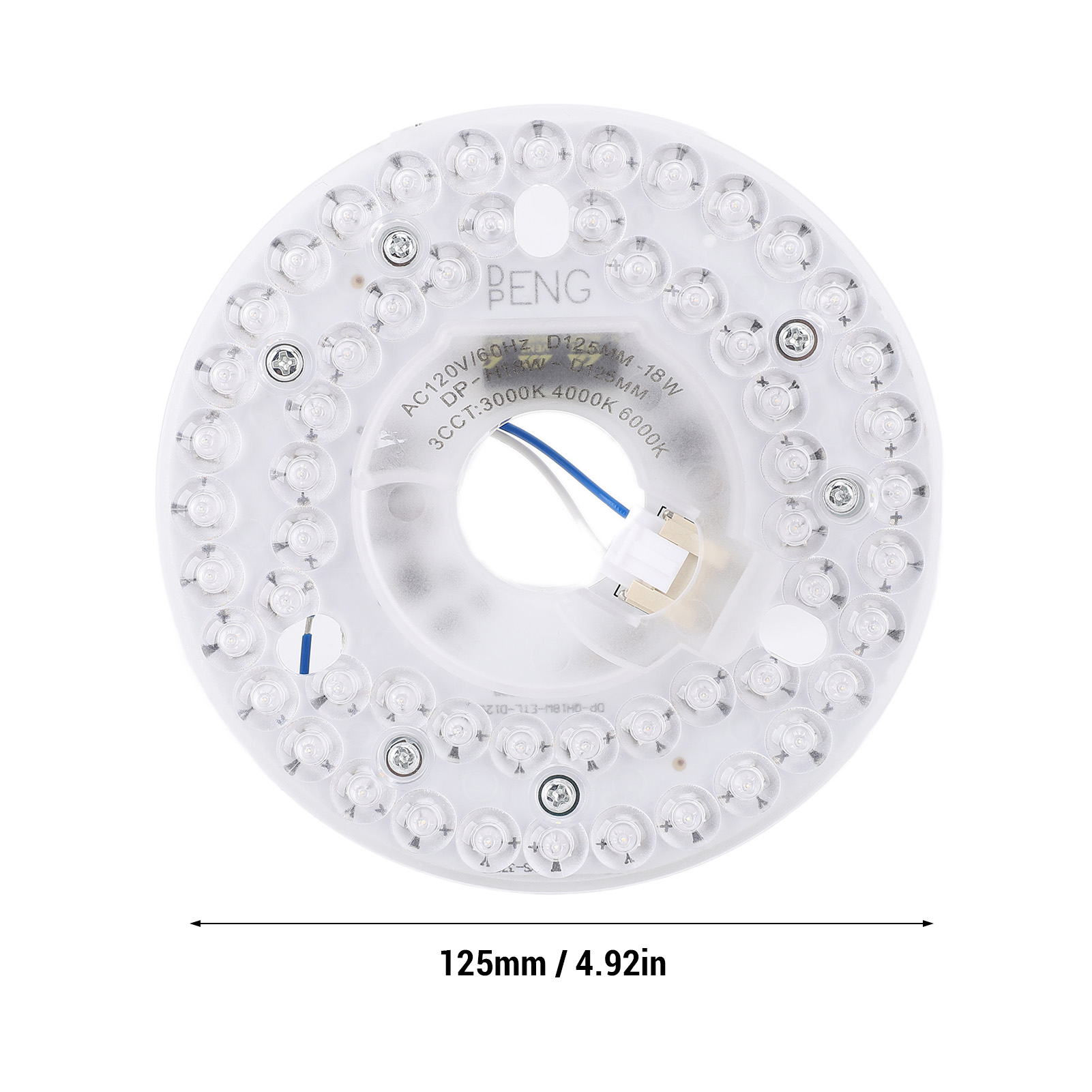 Kit luz LED 18W para ventilador de techo 3CCT | Prologyc.es