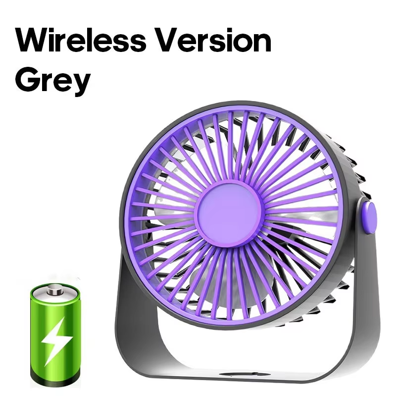 Ventilador portátil inalámbrico 4000mAh silencioso | Prologyc.es