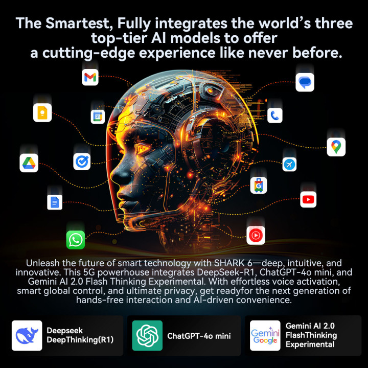 Smartphone Blackview SHARK 6 AI 5G | Prologyc.es