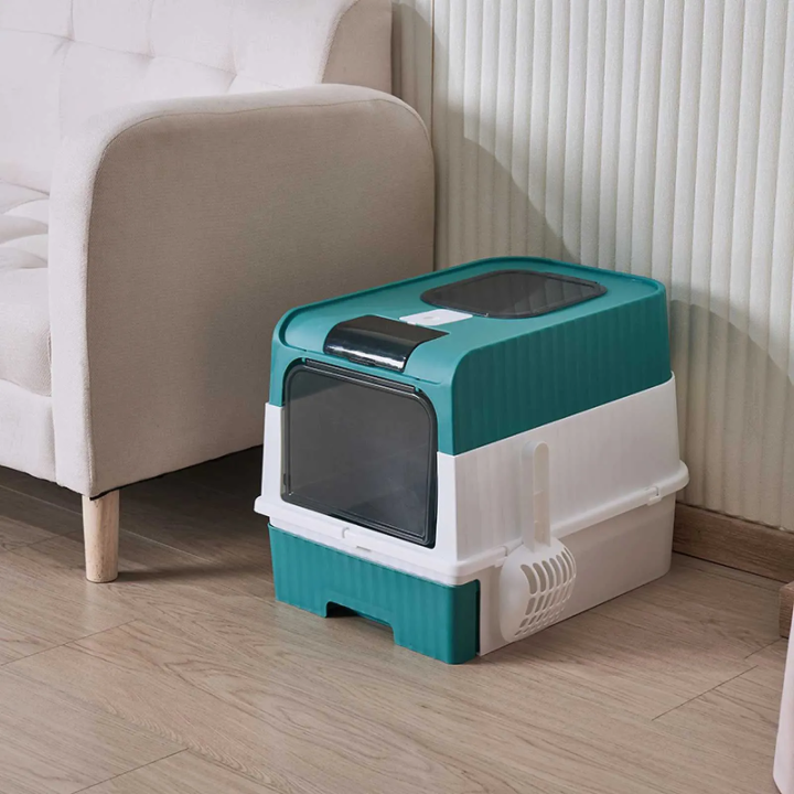 Caja de arena plegable para gatos extra grande | Prologyc.es