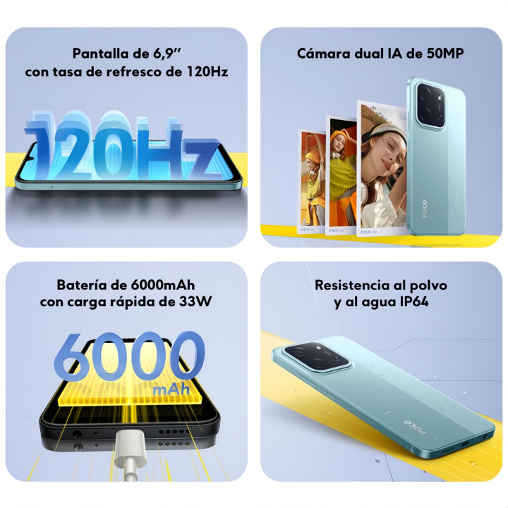 Xiaomi POCO C85 8GB 256GB 6000mAh | Prologyc.es