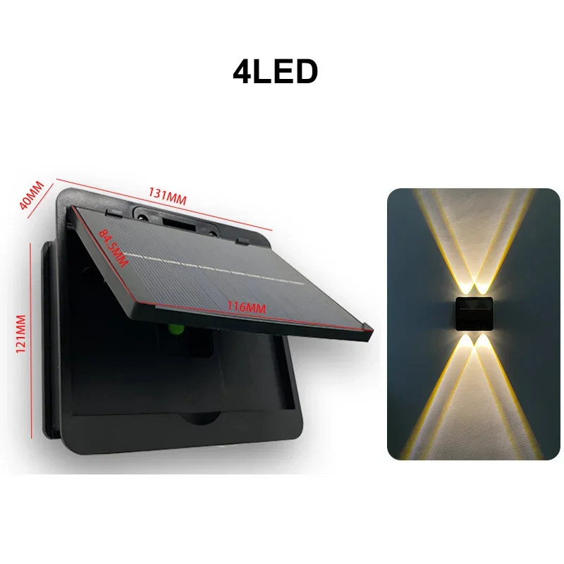 Lámpara solar LED exterior impermeable | Prologyc.es