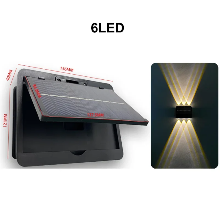 Lámpara solar LED exterior impermeable | Prologyc.es