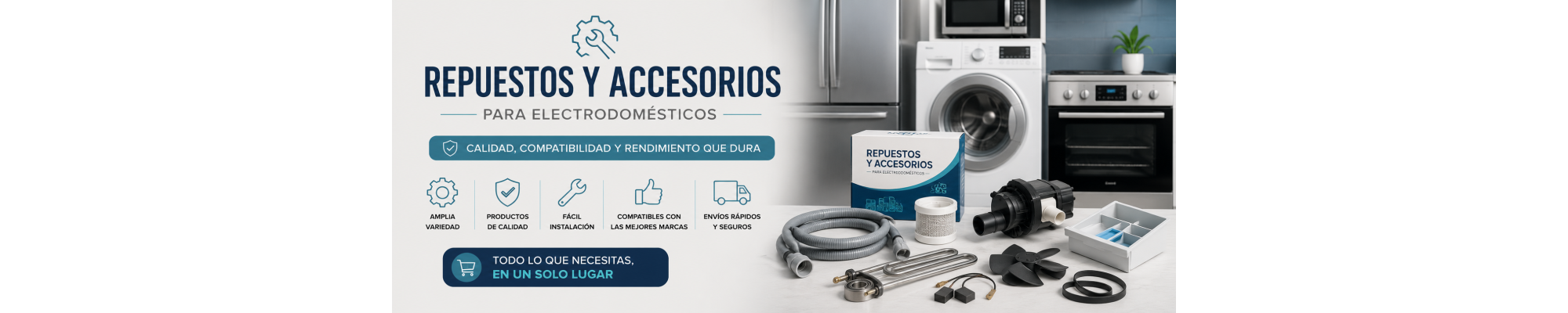 Repuestos y accesorios para electrodomésticos | prologyc.es