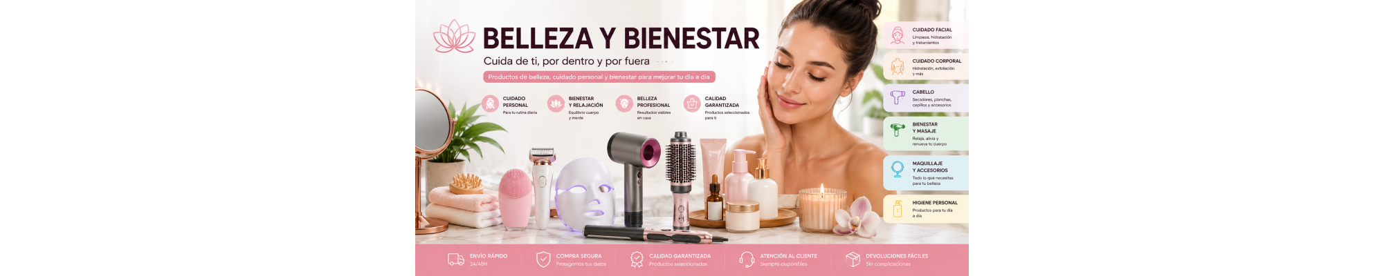 Belleza y Bienestar | Cuidado Personal y Accesorios | prologyc.es